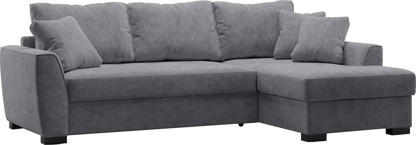 

Угловой диван Mio Tesoro Като 33 Правый (Germes Grafit)