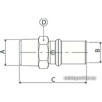 Фитинг APE Ниппель 26x3/4" (3.0) [3AP1013426]