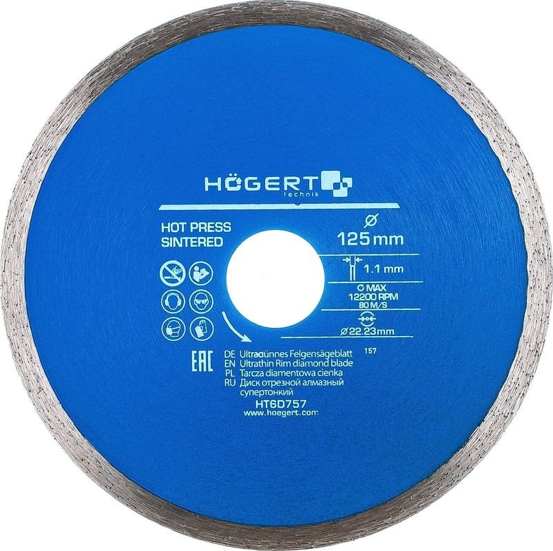 Пильный диск Hoegert Technik HT6D757
