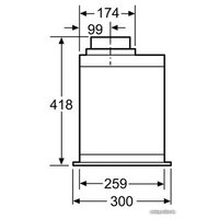 Кухонная вытяжка Bosch DHL575C