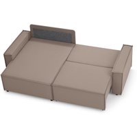 Угловой диван Mio Tesoro Дюссельдорф 293 1.5ек-1.5пф (1176 Savanna Plus Mocca)