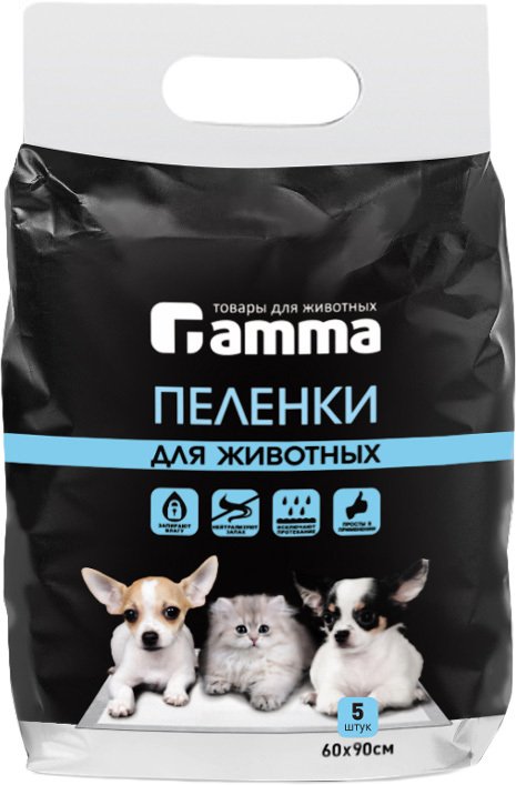 

Туалет-лоток Gamma 30552006 (60х90 см, 5 шт)