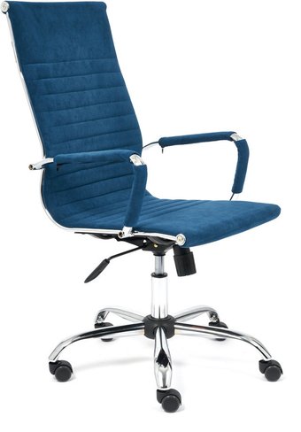 Офисное кресло TetChair Urban (флок, синий)