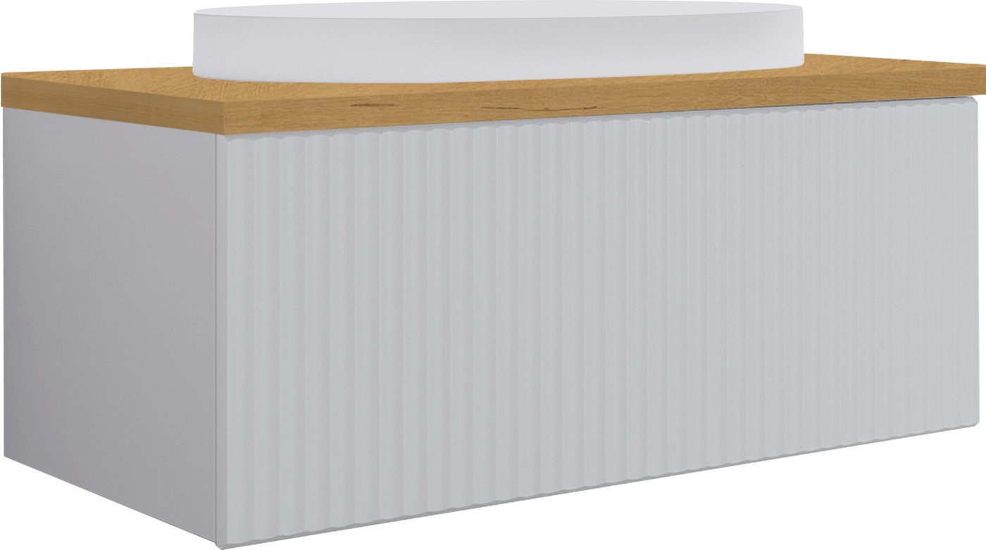 

ЗОВ Тумба с умывальником Кито 100 K100LW0MFWPM-HPL38T6002 (флавио белый)