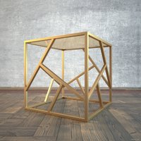 Журнальный столик RasGar Империал РСГР.001.000-0301 (золото/бронза)