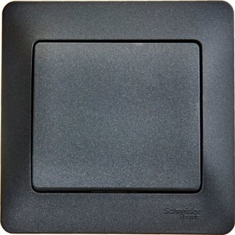 Выключатель Schneider Electric Glossa GSL000712 (антрацит)