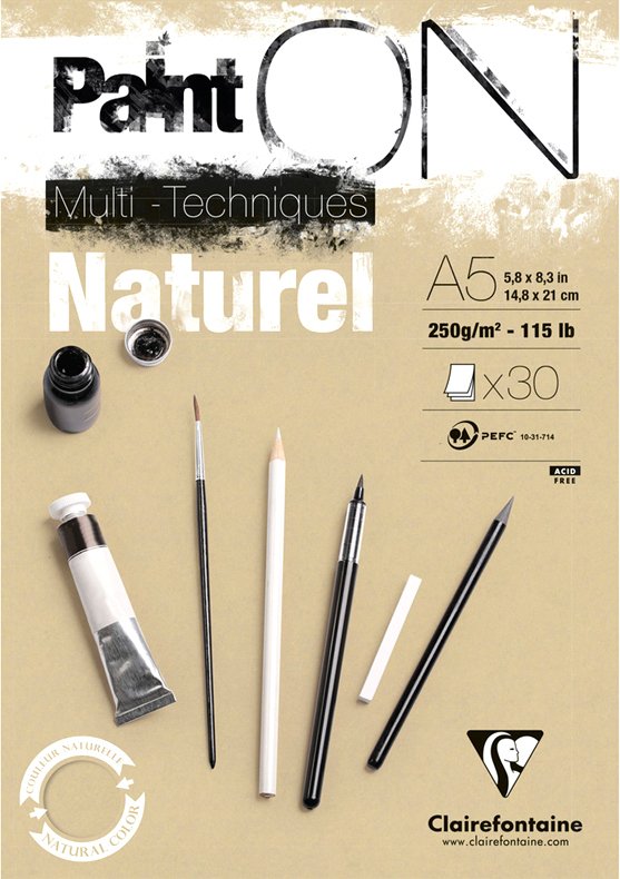 

Альбом для рисования Clairefontaine Paint'On 96539C (30 л)