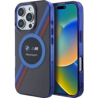 Чехол для телефона BMW Motorsport PC/TPU Circle and Tricolor (MagSafe) для iPhone 16 Pro Max BMHMP16X23HTPUK