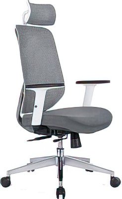 

Офисное кресло Norden Имидж Gray 2 YS-0817H(FY+FY)W (белый пластик/серая ткань)