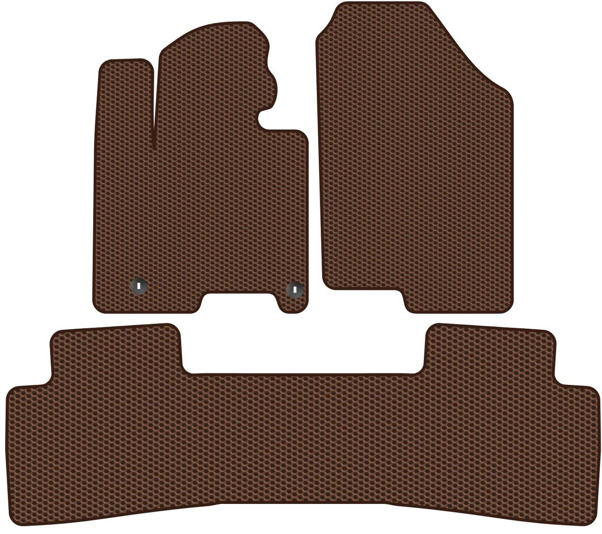 

Комплект ковриков для авто Alicosta Hyundai Tucson IV (suv / NX4) 2020 - Н.В. задний цельный (коричневый, сота)