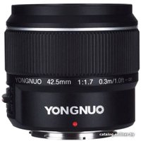 Объектив Yongnuo 42.5mm f/1.7 MFT Micro Four Thirds