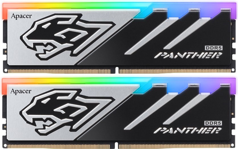 

Оперативная память Apacer Panther RGB 2x16ГБ DDR5 5200 МГц AH5U32G52C5229BAA-2