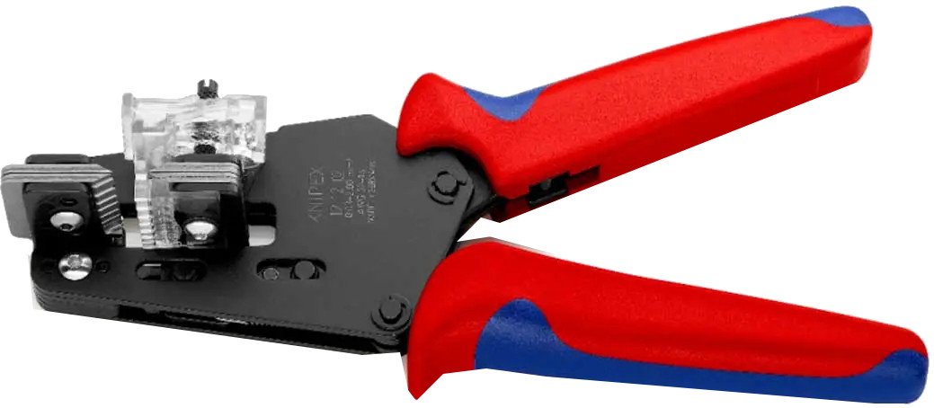 

Инструмент для зачистки кабеля Knipex 121202 (со сменными ножами)