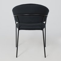 Стул с подлокотниками Алвест AV 433 (черный бархат H-75/черный)