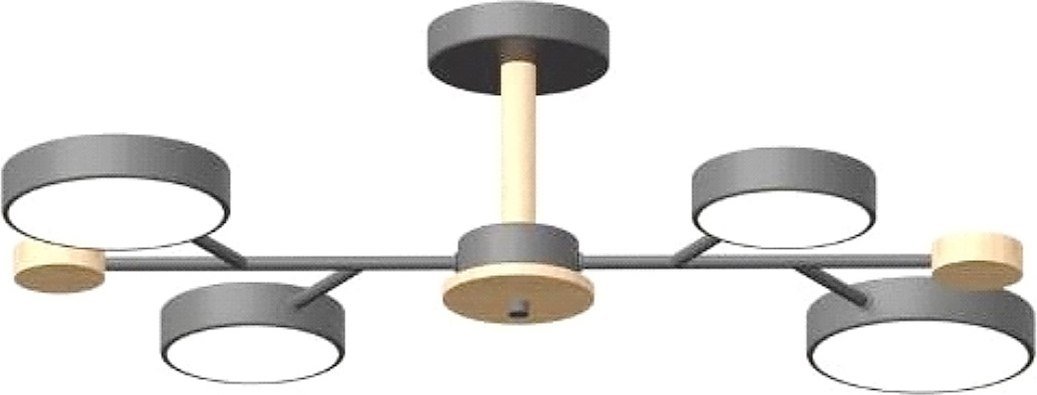 

Люстра средней высоты LED4U L3213-670 GR