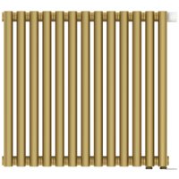 Стальной трубчатый радиатор Сунержа Эстет-00 EU50 500х585 13 секций (матовое золото)