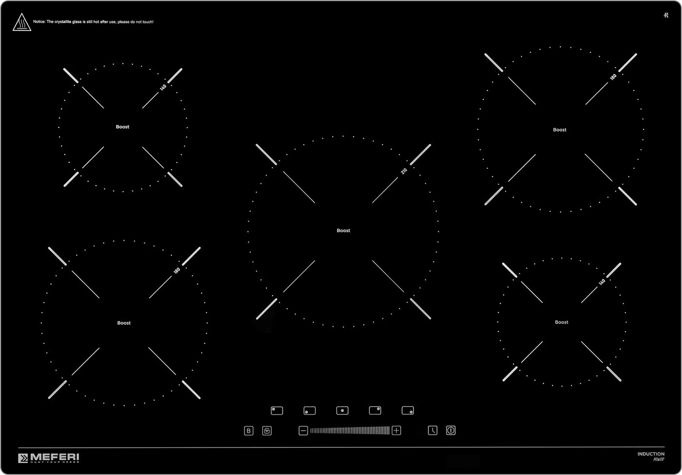 

Варочная панель Meferi MIH755BK Power