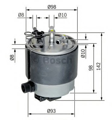 

Топливный фильтр Bosch F026402126