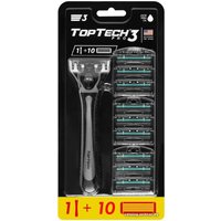 Бритвенный станок TopTech PRO 3 10 сменных кассет