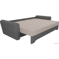 Диван Лига диванов Амстердам 100035 (рогожка, бежевый/серый)