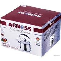 Чайник со свистком Agness 909-603