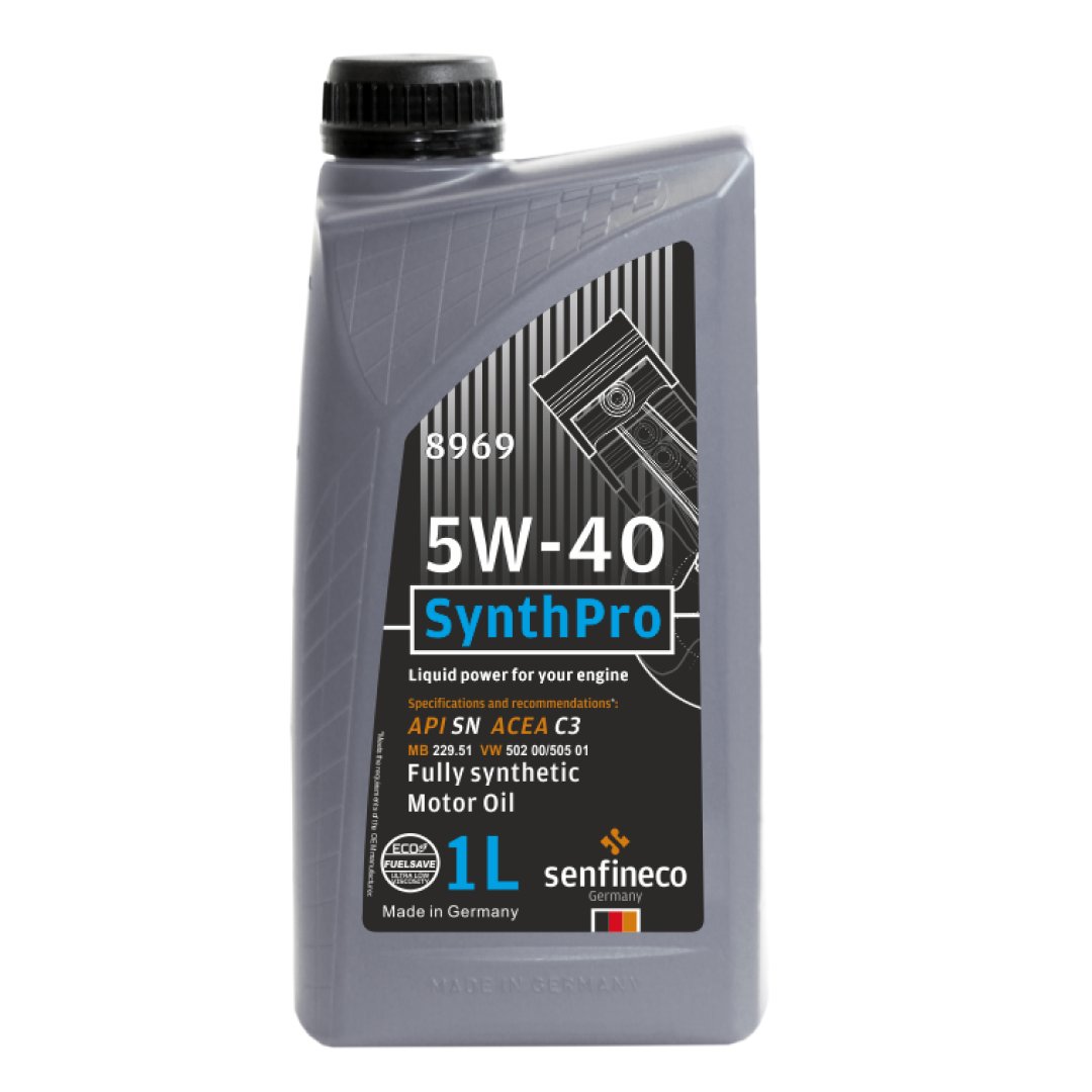 

Моторное масло Senfineco SynthPro 5W-40 API SN ACEA C3, 1л