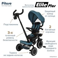 Детский велосипед Pituso Elite Plus (сине-зеленый)