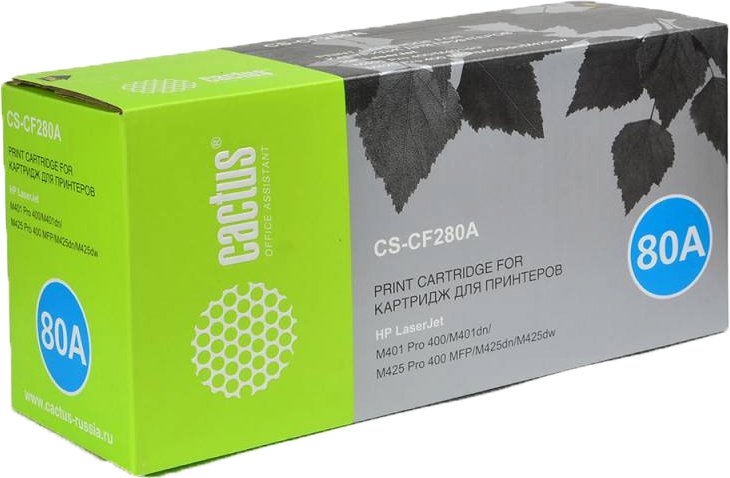 

Картридж CACTUS CS-CF280AS (аналог HP CF280A)