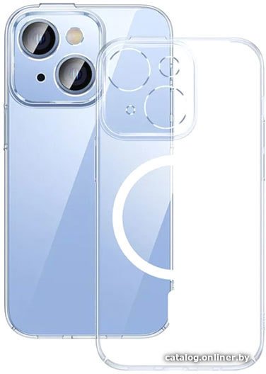 Чехол для телефона Baseus Crystal Series Magnetic Case для iPhone 14 (прозрачный)