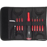 Набор отвертка с битами КВТ Слим НИО-3309 (10 предметов)