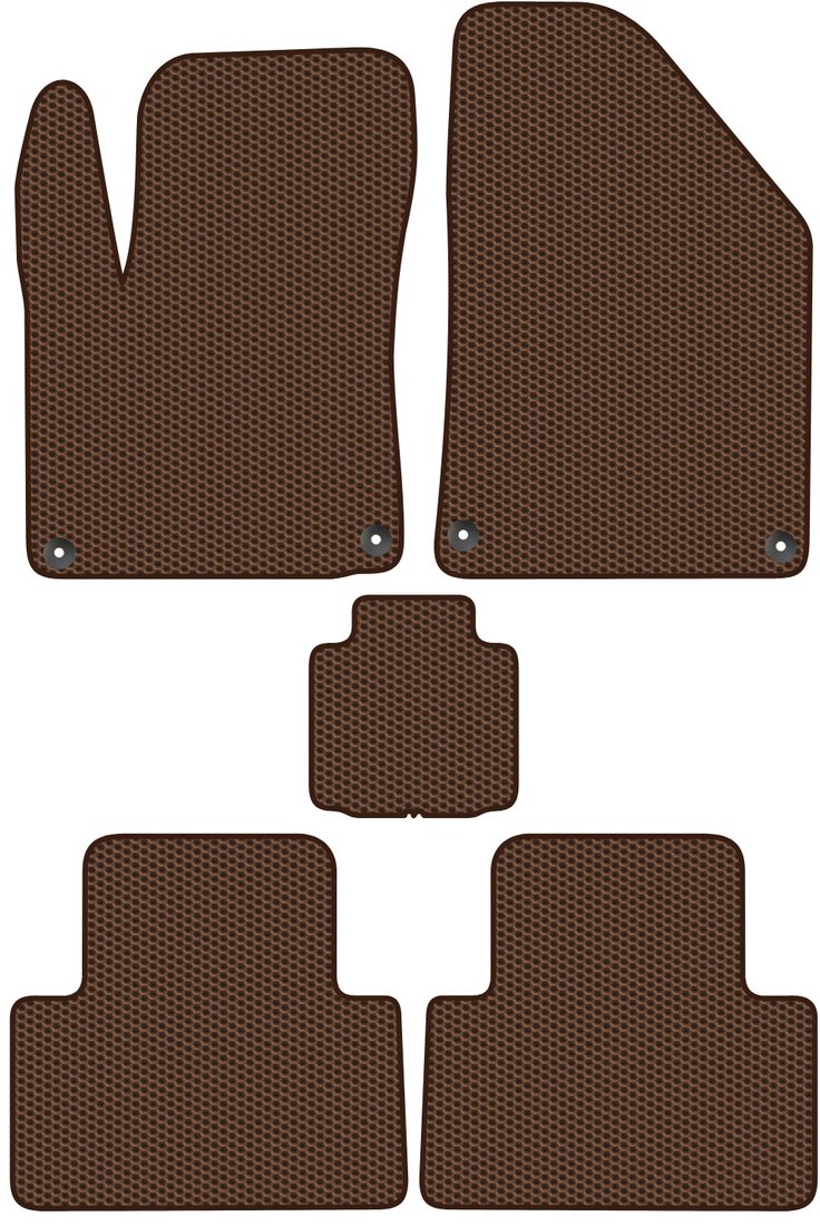 

Комплект ковриков для авто Alicosta Geely Coolray SX11 I (suv) 2023 - Н.В. (коричневый, сота)