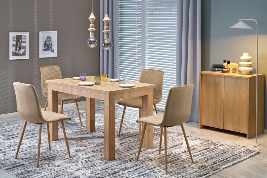 

Кухонный стол Halmar Gizmo 120-160/75 (дуб артизан)