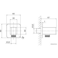 Шланговое подключение IDDIS Slide SLI60CBi62