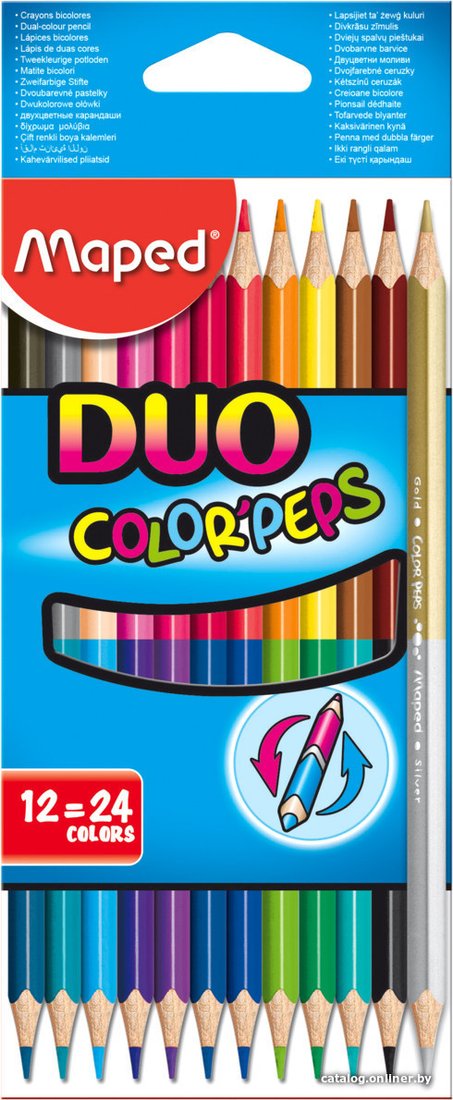 Набор цветных карандашей Maped Color Peps 829600 (12 цв)
