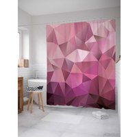 Шторка-занавеска для ванны JoyArty Геометрические холмы sc_12458