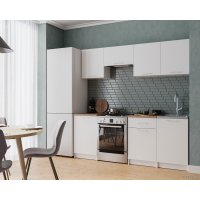 Готовая кухня Мебель-АРС Адель 2.1 м (белый) в Бресте