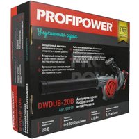 Ручная воздуходувка Profipower DWDUB-20V (с 1-им АКБ)