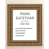 Фоторамка Декарт 40x50 8Л3719 (золото)