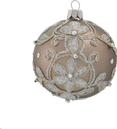 

Елочная игрушка Орбитал Шар Д-389 200-078-4 (8см, серый матовый)