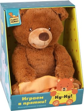 

Интерактивная игрушка Fluffy Family Мишка Ку-ку 681957 (бурый)
