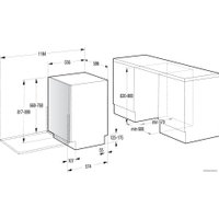 Встраиваемая посудомоечная машина Gorenje GVSP164J