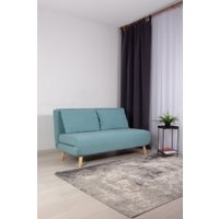 Диван DiArt Элли 1400 (велюр Selfie aquamarine/ножки светлые)
