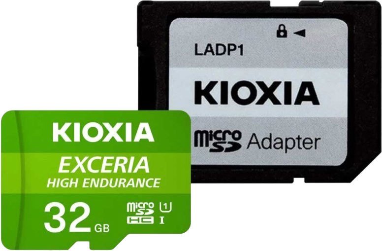 

Карта памяти Kioxia Exceria High Endurance microSDHC LMHE1G032GG2 32GB (с адаптером)