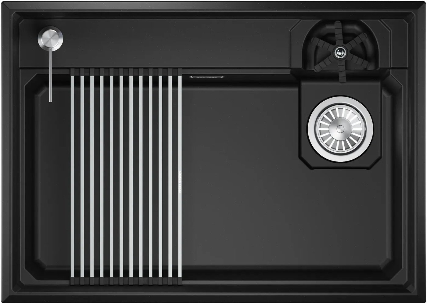 Кухонная мойка Granula KS-7308R (шварц)