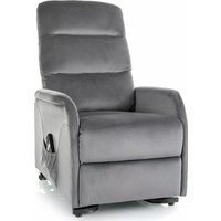 Кресло-кровать Signal Kronos Velvet Bluvel 14 (серый)