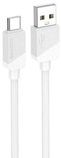 

Кабель Borofone BX107 USB Type-A - USB Type-C (1 м, белый)
