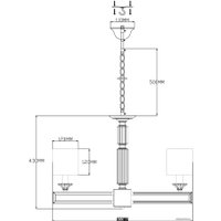 Подвесная люстра Moderli Katar V2622-5P