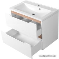  Van Mebles Тумба под умывальник Амелия 80 (подвесная, белый)