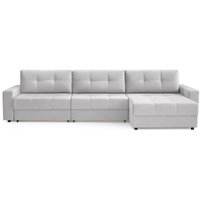 Угловой диван Mio Tesoro Манчестер 292 1.5ек-1.5ек-1.5пф (841 светло-серый)