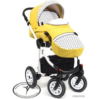 Универсальная коляска Dada Paradiso Group Glamour Yellow (3 в 1)